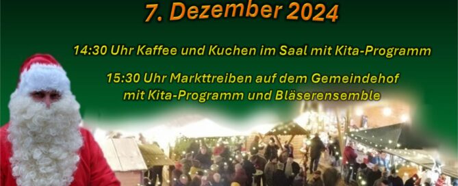 Plakat zum Beendorfer Weihnachtsmarkt